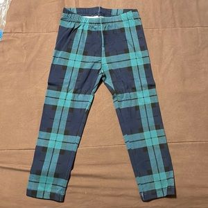 Plaid leggings